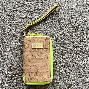 Lilly Pulitzer Cork Neon Wristlet